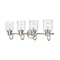Z-Lite Kinsley 4 Light Vanity, Brushed Nickel And Clear Seeded 340-4V-BN - alternate 1